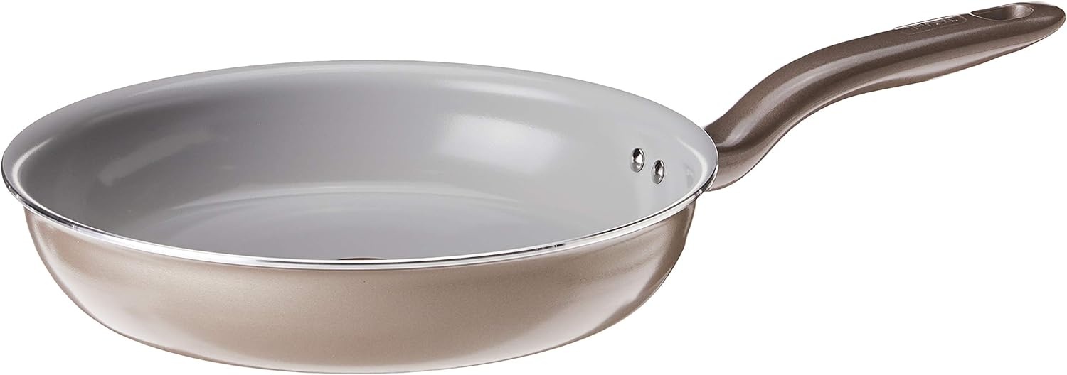 image:imageTFal Initiatives Ceramic Nonstick Fry Pan 8 Inch Oven Safe 350F Pots and Pans BlackGold
