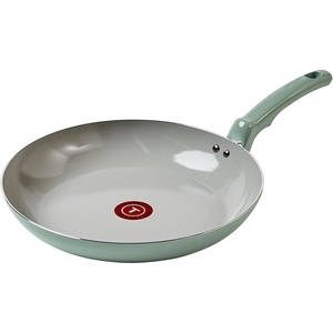 image:imageTFal Preserve Ceramic Nonstick Frying Pan Skillet 12inch Oven Broiler Safe up to 350F Cookware InoCeram Glide Technology Frying Pan Skillet Pots amp Pans BeigeGreen