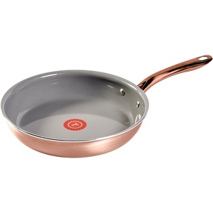 image:imageTFal Preserve Ceramic Nonstick Frying Pan Skillet 12inch Oven Broiler Safe up to 350F Cookware InoCeram Glide Technology Frying Pan Skillet Pots amp Pans BeigeRose Gold