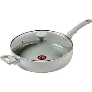 image:imageTFal Preserve Ceramic Nonstick Saute Pan with Lid 55 Qt Oven and Broiler Safe up to 350F Cookware Frying Pan StayCool Handle Skillet Pots and Pans Rose GoldGray
