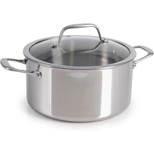image:imageTFal Pro TriPly Stainless Steel Fry Pan 10 Inch Induction Cookware Oven Safe 500F Fast amp Even Heat Professional Quality amp Durability Frying Pan Skillet Cookware SilverDutch Oven