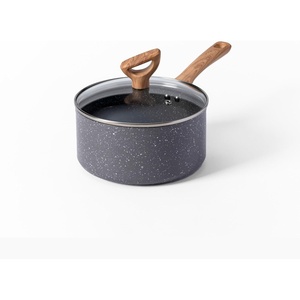 image:imageTFal Revive Ceramic Nonstick Sauce Pan with Lid 3 Qt Oven Safe to 350F Cookwarewith StayCool Handle Stone Grey3Quart