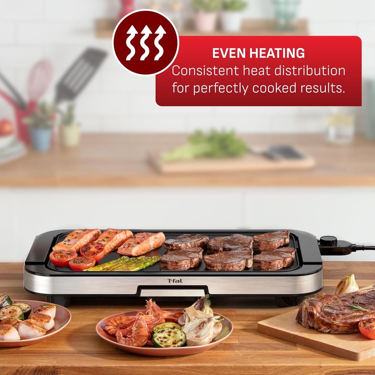 image:imageXL Electric Griddle Family sized NonStick Coating