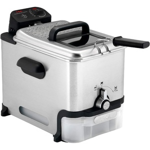 image:imageTfal Compact EZ Clean Stainless Steel Deep Fryer with Basket for Home Use 18 Liter Oil and 17 Pound Food Capacity 1200 Watts Easy Clean Temp Control Oil Filtration 18 L35 L 1700 W