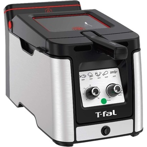 image:imageTfal Compact EZ Clean Stainless Steel Deep Fryer with Basket for Home Use 18 Liter Oil and 17 Pound Food Capacity 1200 Watts Easy Clean Temp Control Oil Filtration 18 L35 L 1800 W