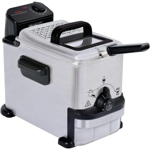 image:imageTfal Compact EZ Clean Stainless Steel Deep Fryer with Basket for Home Use 18 Liter Oil and 17 Pound Food Capacity 1200 Watts Easy Clean Temp Control Oil Filtration 18 L18 L 1200 W