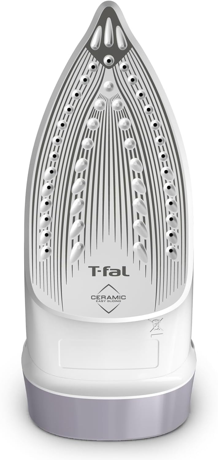 image:imageTFal Virtuo Steam Iron for Clothes with Retractable Cord Portable Iron and Steamer for Clothes Ceramic Nonstick Soleplate 1500 Watts AntiDrip AutoOff Scratch Resistant Grey528 in x 1205 in x 701 in
