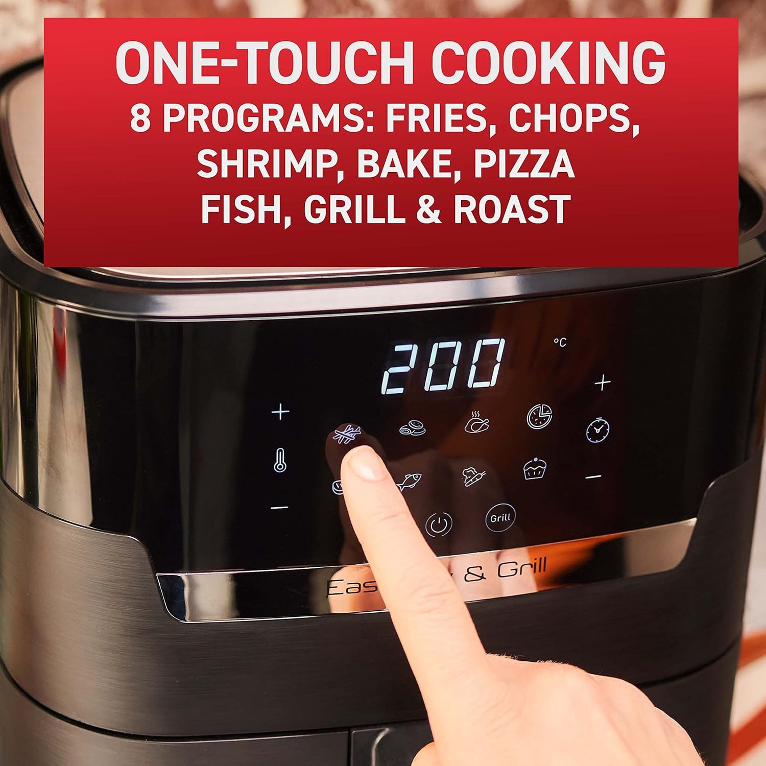 image:imageTfal Air Fryer amp Grill Combo Digital 2in1 44 Qrt black