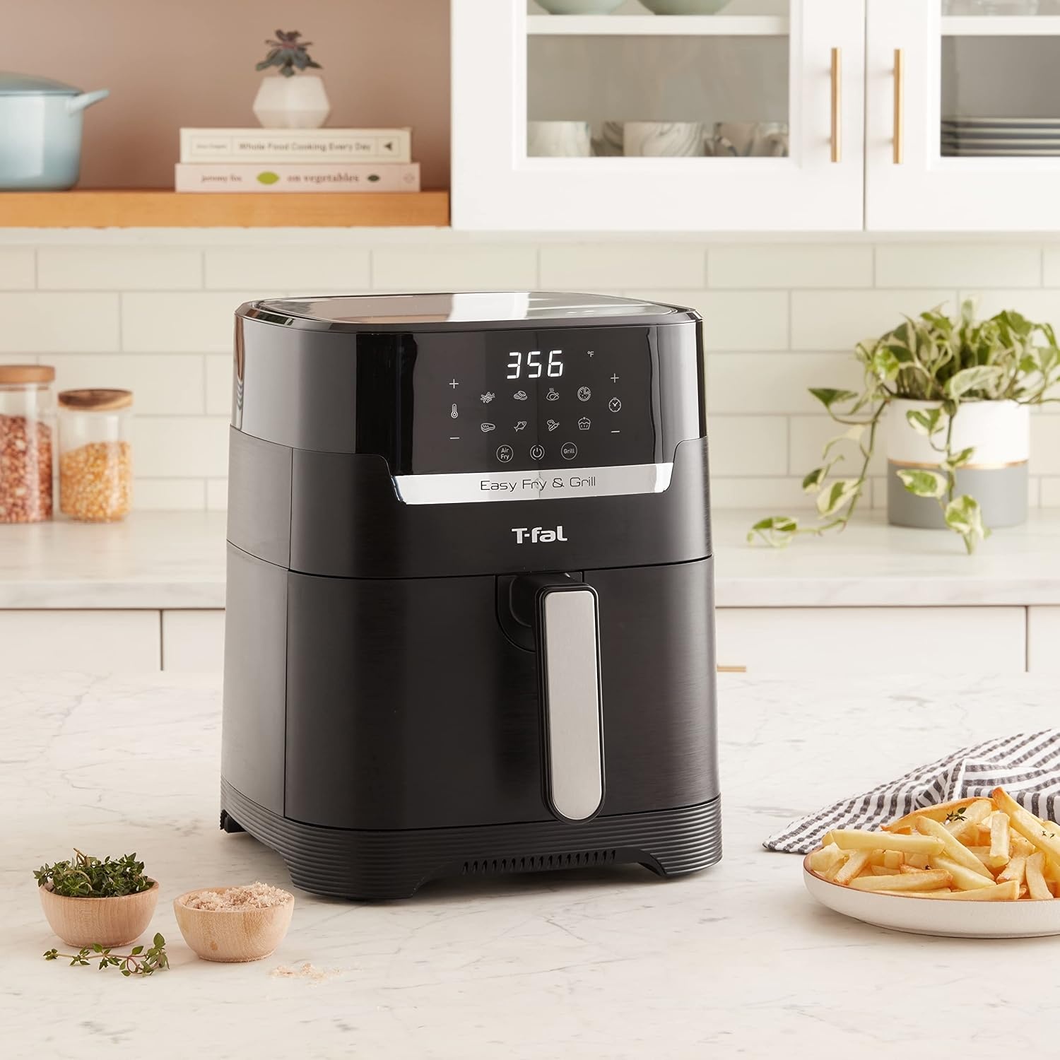 image:imageTfal Air Fryer amp Grill Combo Digital 2in1 44 Qrt black