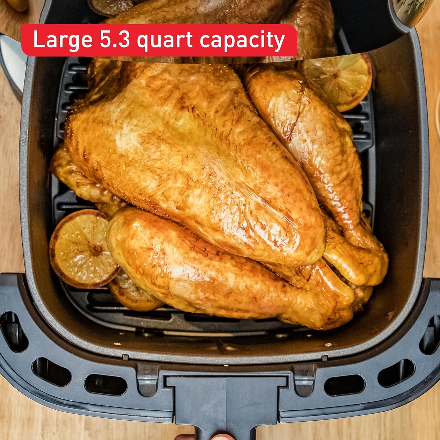 image:imageTfal Easy Fry Max 53 qt Digital Air Fryer 10 Versatile Cooking Programs Intuitive Touchscreen DishwasherSafe Basket Fast and Healthy Cooking for Crispy Delicious Results Grey