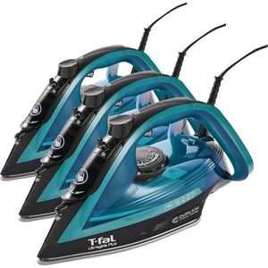 image:imageTFal Virtuo Steam Iron for Clothes with Retractable Cord Portable Iron and Steamer for Clothes Ceramic Nonstick Soleplate 1500 Watts AntiDrip AutoOff Scratch Resistant Grey6 in x 12 in x 6 in Pack of 3