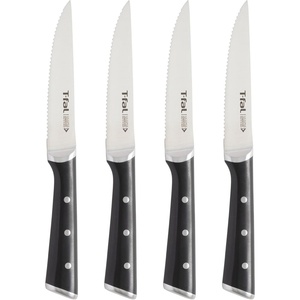 image:imageTfal Ice Force German Stainless Steel Bread Knife 8 Inch Long Lasting Sharpness High Cutting Precision Superior Durability Ultra Sharp Blades Cookware Kitchen Knife Cook Kitchen Tool Black4Piece Knife Set