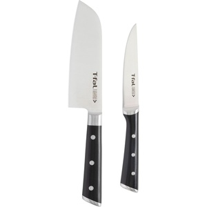 image:imageTfal Ice Force German Stainless Steel Bread Knife 8 Inch Long Lasting Sharpness High Cutting Precision Superior Durability Ultra Sharp Blades Cookware Kitchen Knife Cook Kitchen Tool Black2Piece Knife Set