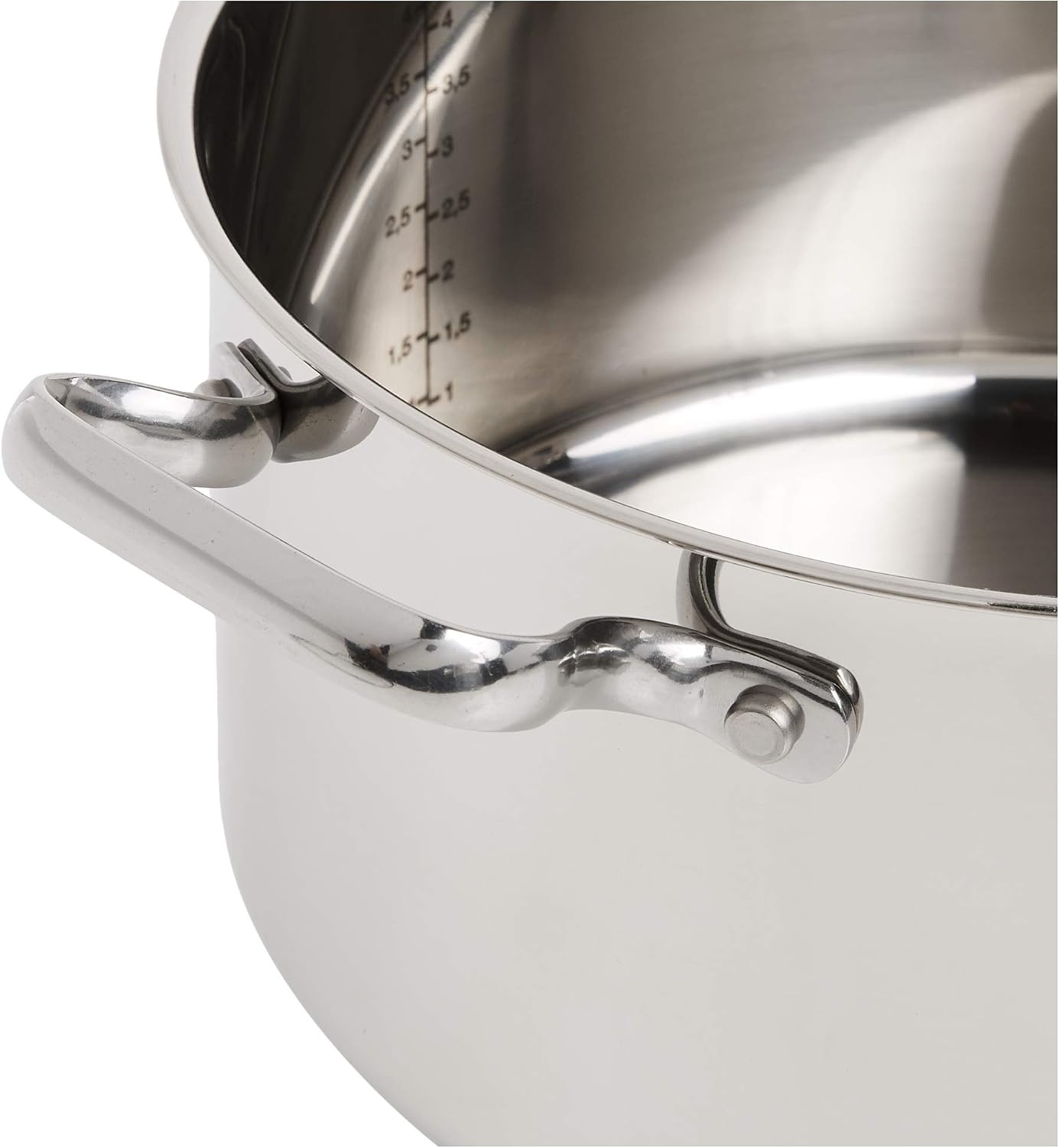 image:imageTfal Performa Stainless Steel Stockpot 95 Inch Induction Oven Broiler Safe 500F Lid Safe 350F Pots and Pans Cookware Silver5 quartMedium
