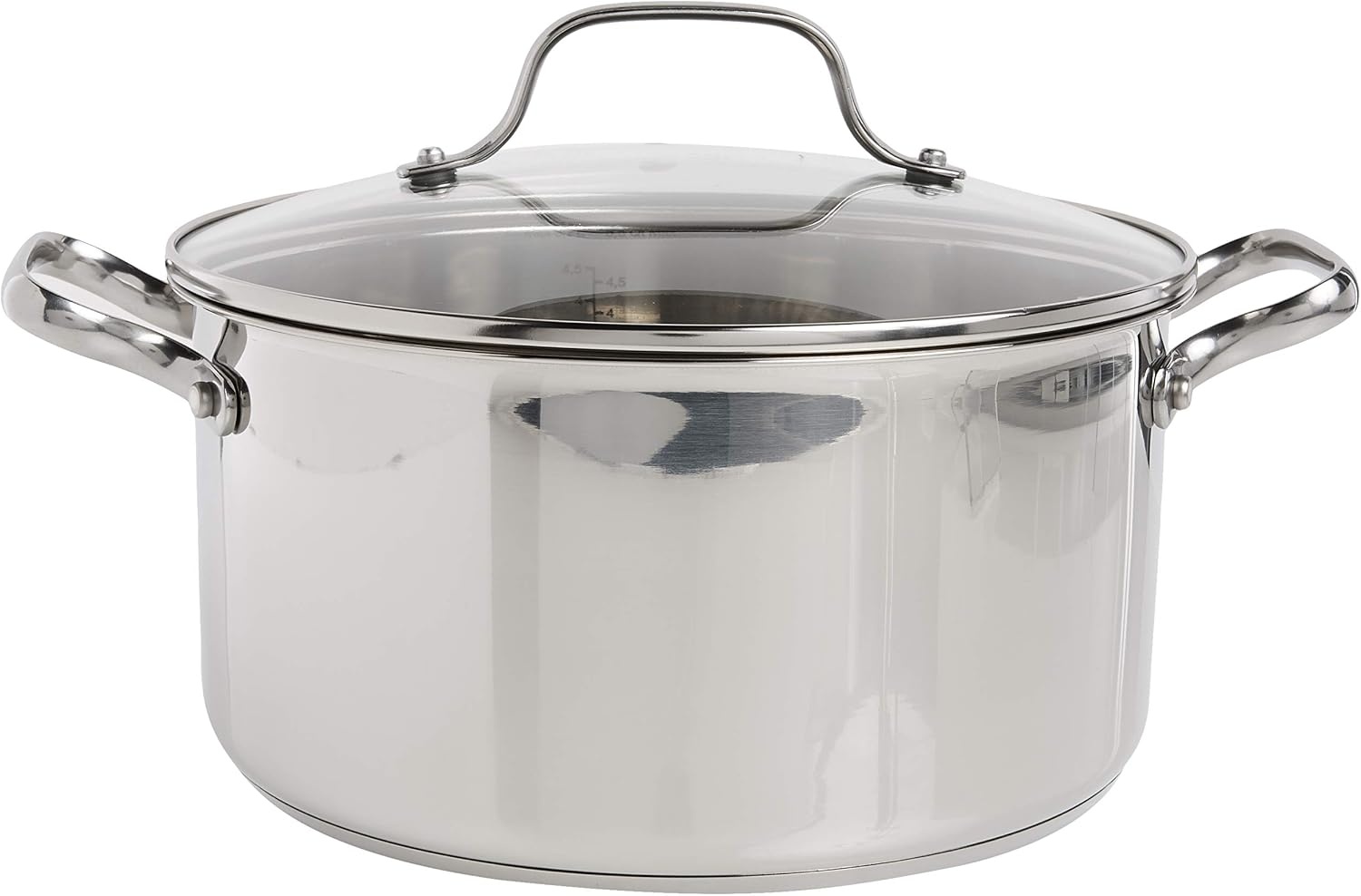 image:imageTfal Performa Stainless Steel Stockpot 95 Inch Induction Oven Broiler Safe 500F Lid Safe 350F Pots and Pans Cookware Silver5 quartMedium