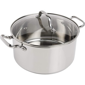 image:imageTfal Performa Stainless Steel Stockpot 95 Inch Induction Oven Broiler Safe 500F Lid Safe 350F Pots and Pans Cookware Silver5 quartMedium