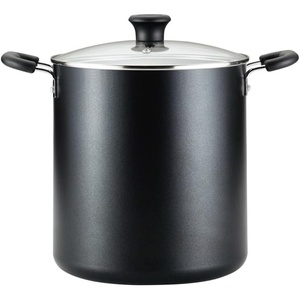 image:imageTfal Specialty Stainless Steel 20Quart Stock Pot with Lid Induction Compatible Soup Pasta Pot DishwasherSafe Oven Safe Up To 350 SilverNonstick