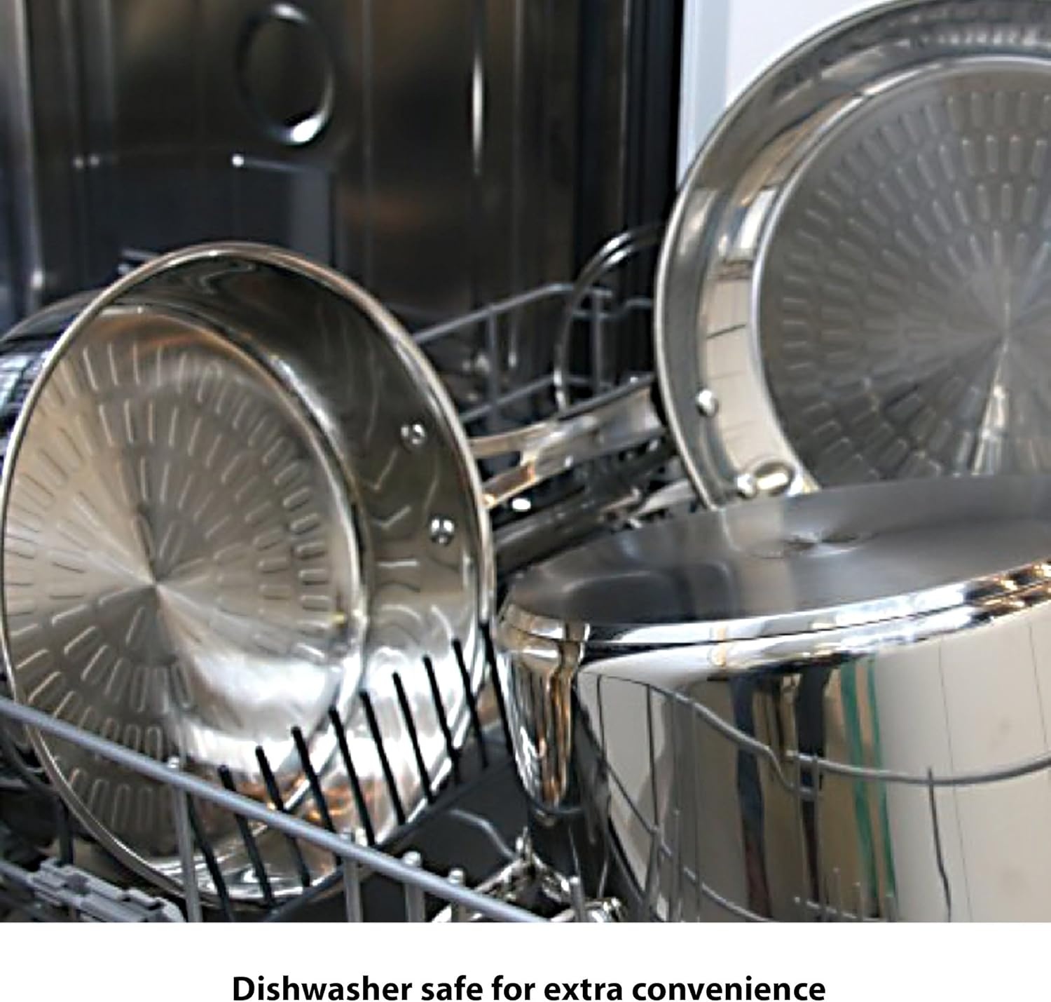 image:imageTfal Performa Stainless Steel Cookware Set 12 Piece Induction Oven Broiler Safe 500F Pots and Pans Dishwasher Safe SilverCast Stainless Steel Handle