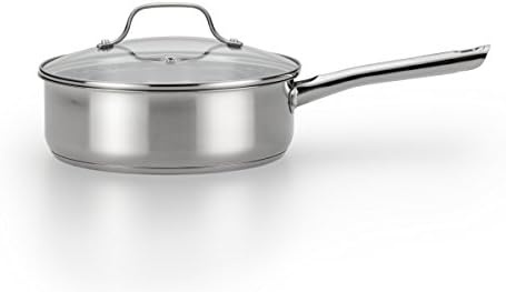 image:imageTfal Performa Stainless Steel Sauce Pan with Lid 3 Quart Induction Compatible Oven Broiler Safe 500F Multipurpose Handy Saucepan Kitchen Small Pot Pots and Pans Cookware Dishwasher Safe Silver35 Quarts