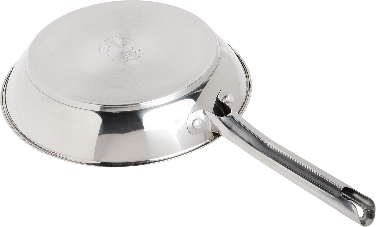 image:imageTfal Performa Stainless Steel Saut Pan 105 Inch Oven Broiler Safe 500F Cookware Pots and Pans Dishwasher Safe Silver105Inch