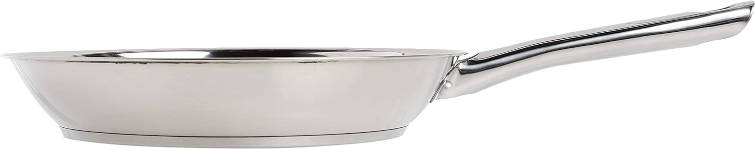 image:imageTfal Performa Stainless Steel Saut Pan 105 Inch Oven Broiler Safe 500F Cookware Pots and Pans Dishwasher Safe Silver105Inch