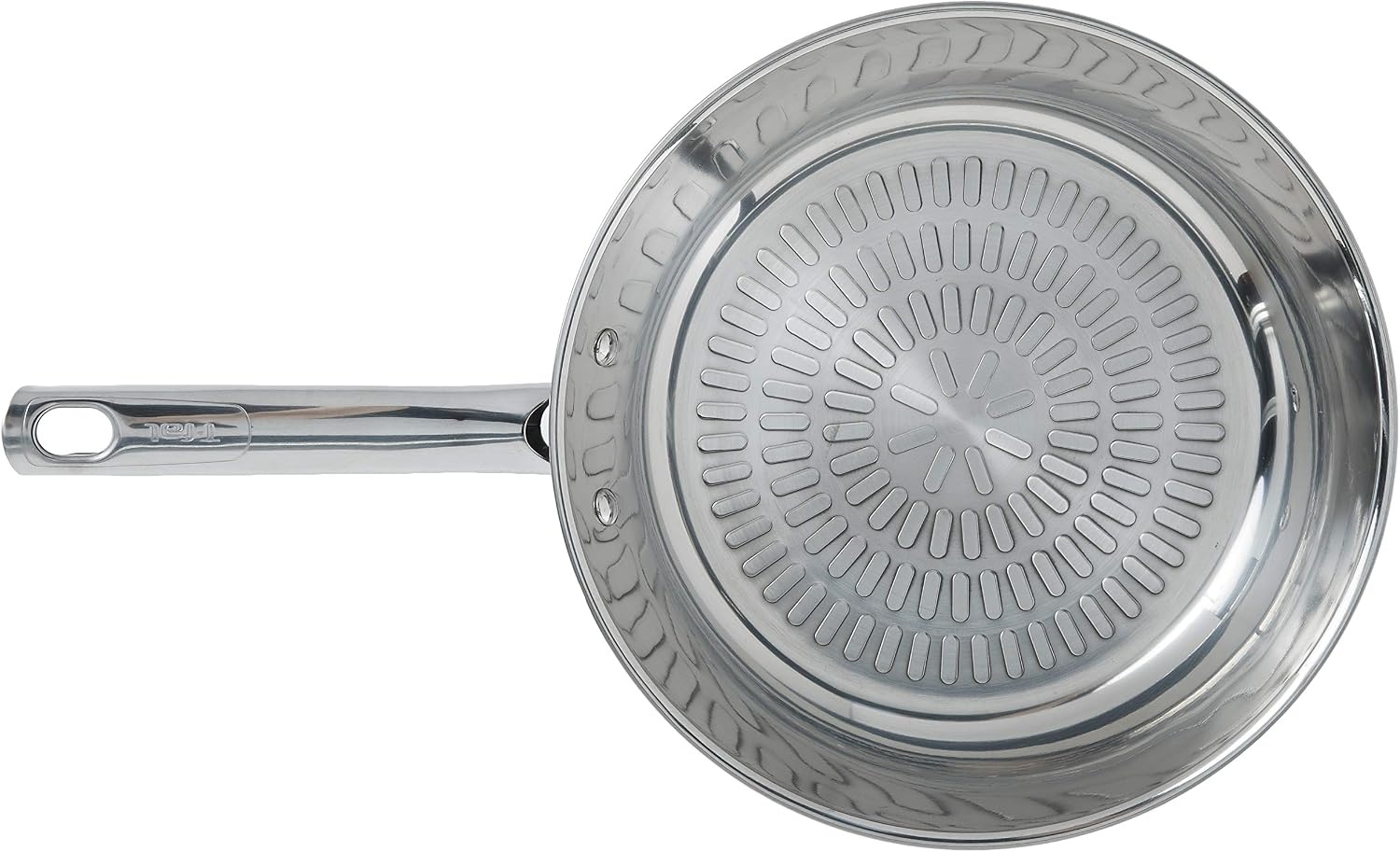 image:imageTfal Performa Stainless Steel Saut Pan 105 Inch Oven Broiler Safe 500F Cookware Pots and Pans Dishwasher Safe Silver105Inch