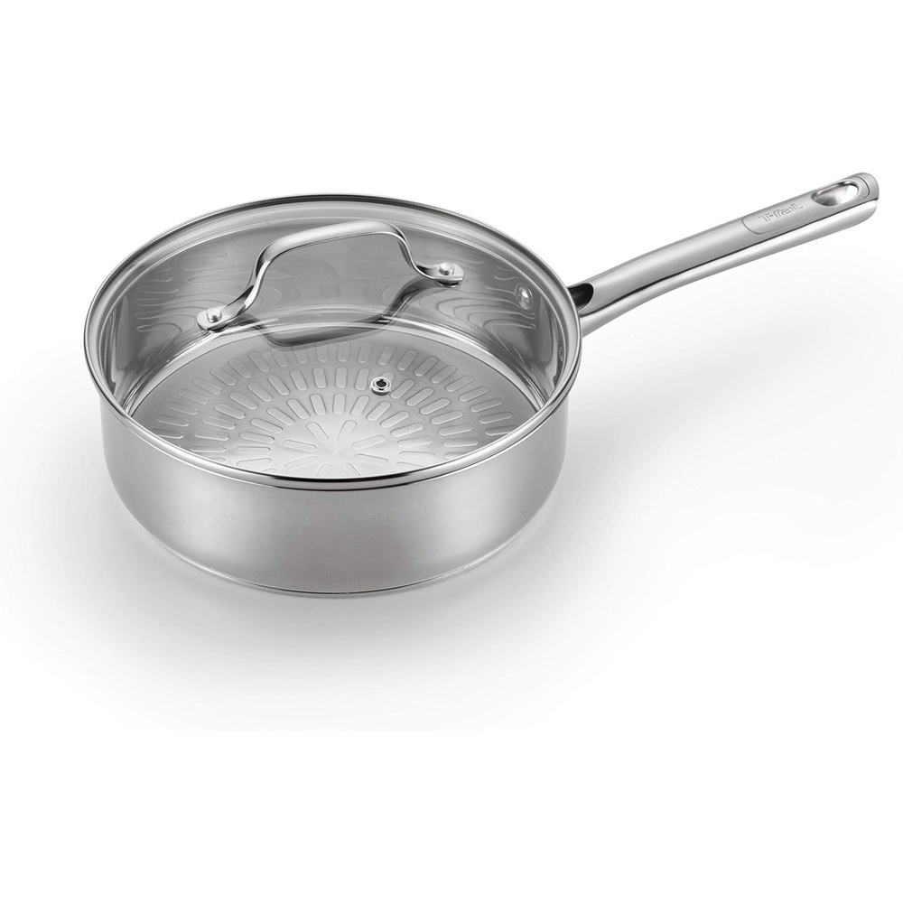 image:imageTfal Performa Stainless Steel Sauce Pan with Lid 3 Quart Induction Compatible Oven Broiler Safe 500F Multipurpose Handy Saucepan Kitchen Small Pot Pots and Pans Cookware Dishwasher Safe Silver35 Quarts