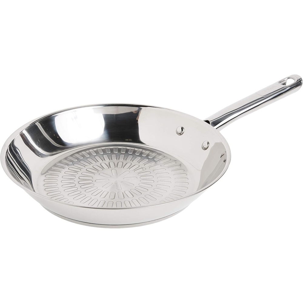 image:imageTfal Performa Stainless Steel Saut Pan 105 Inch Oven Broiler Safe 500F Cookware Pots and Pans Dishwasher Safe Silver105Inch