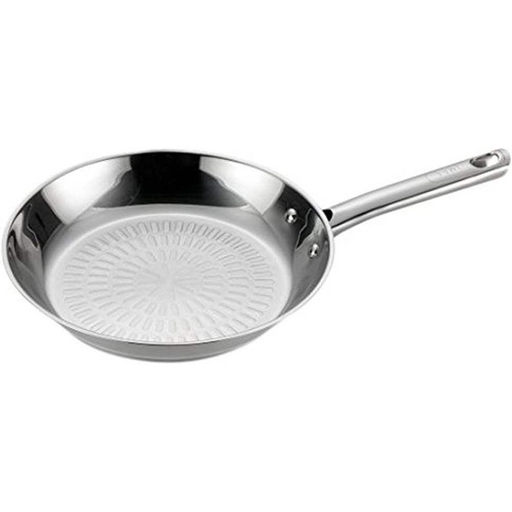 image:imageTfal Performa Stainless Steel Saut Pan 105 Inch Oven Broiler Safe 500F Cookware Pots and Pans Dishwasher Safe Silver12Inch