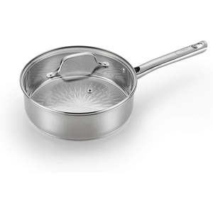 image:imageTfal Performa Stainless Steel Sauce Pan with Lid 3 Quart Induction Compatible Oven Broiler Safe 500F Multipurpose Handy Saucepan Kitchen Small Pot Pots and Pans Cookware Dishwasher Safe Silver35 Quarts