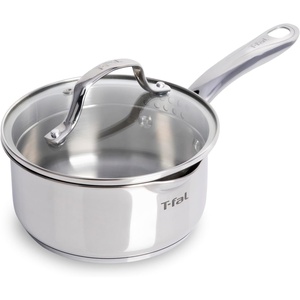 image:imageTfal Gourmet 15 Quart Stainless Steel Saucepan Induction Compatible Dishwasher Safe Oven Safe to 500F Skillet Set Sauce Pans Silver